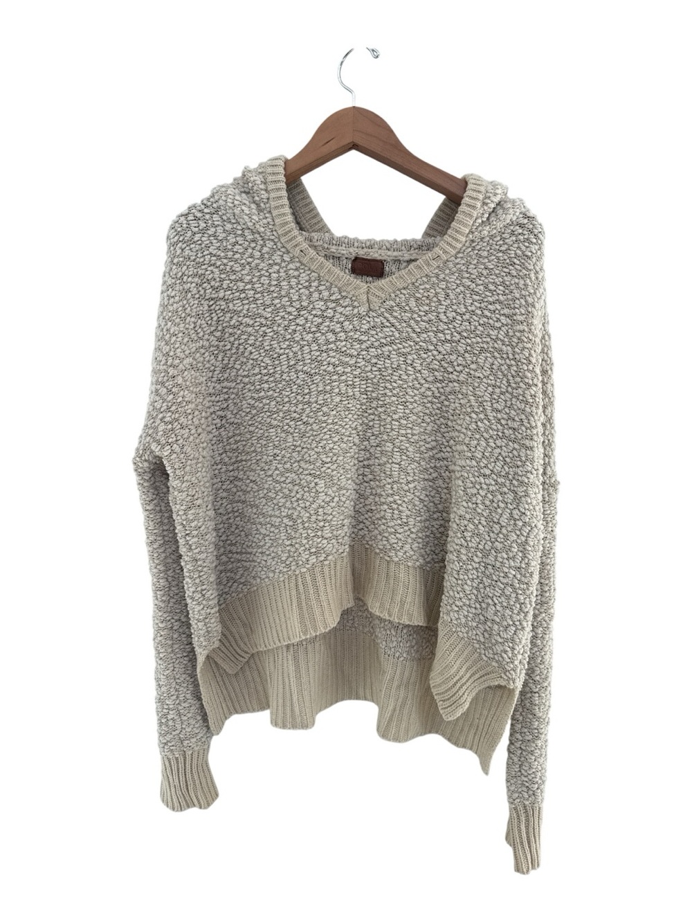 Pol Chinky knit hooded sweater